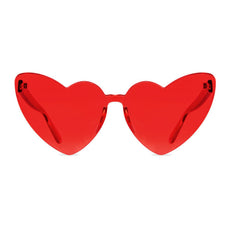 Heart Sunglasses Rimless Candy Party Glasses