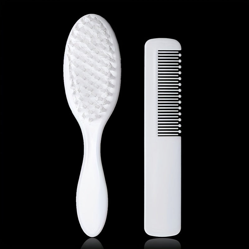 2pcs Baby Comb Massage Comb Brush Set Newborn Massage Comb