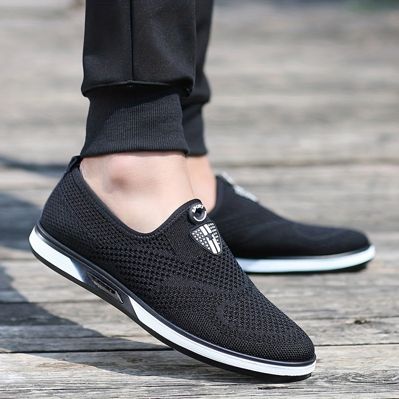 Men's Breathable Mesh Loafer Shoes Non-slip Slip On Sneakers