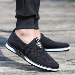 Men's Breathable Mesh Loafer Shoes Non-slip Slip On Sneakers