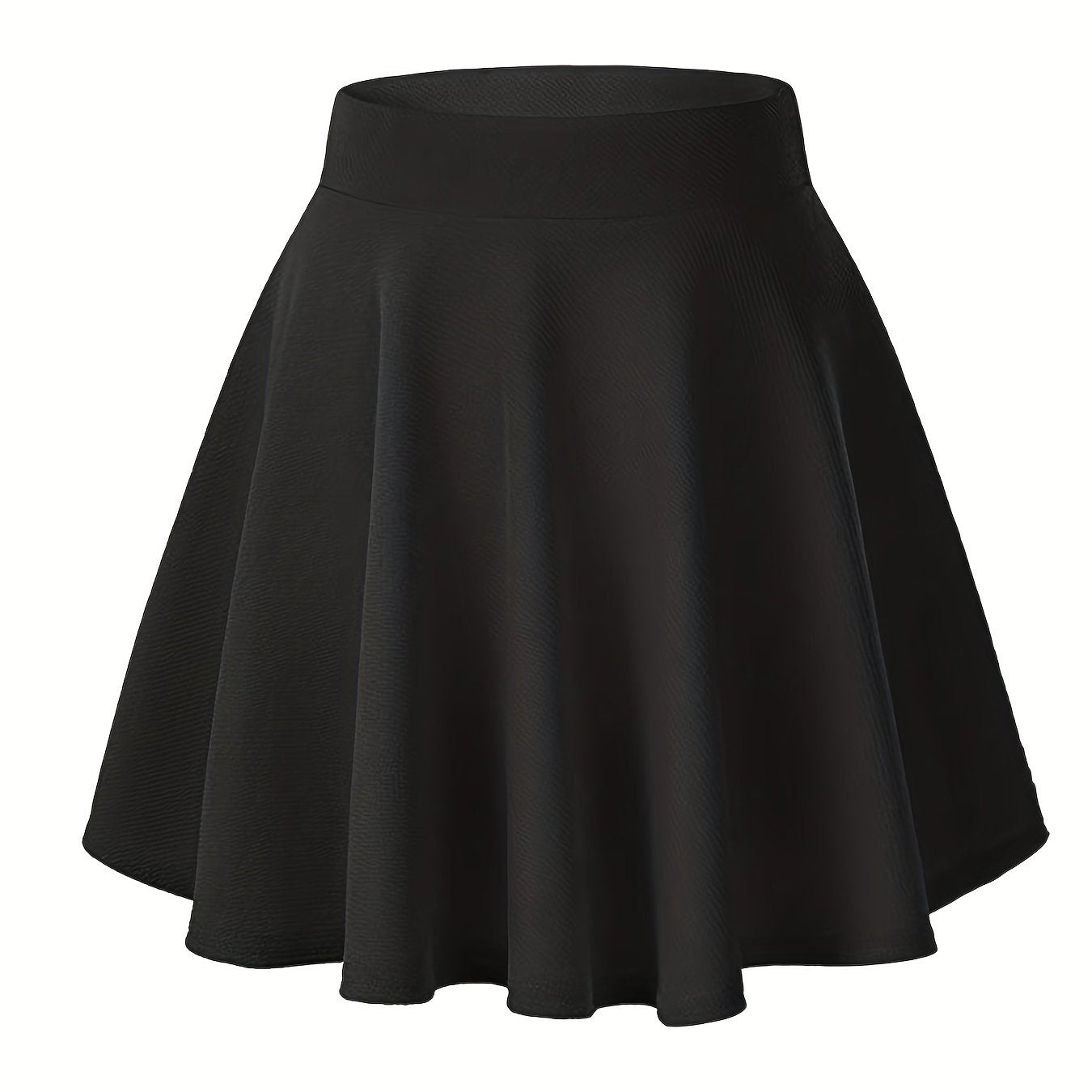 Versatile Skater Mini Skirt Casual Women's Clothing