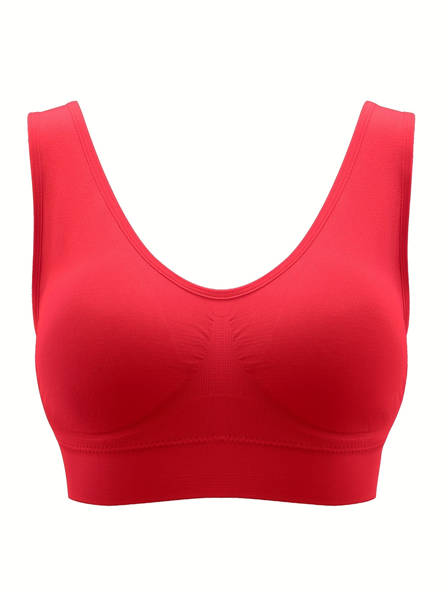 Seamless Ribbed Sports Bra