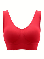 Seamless Ribbed Sports Bra