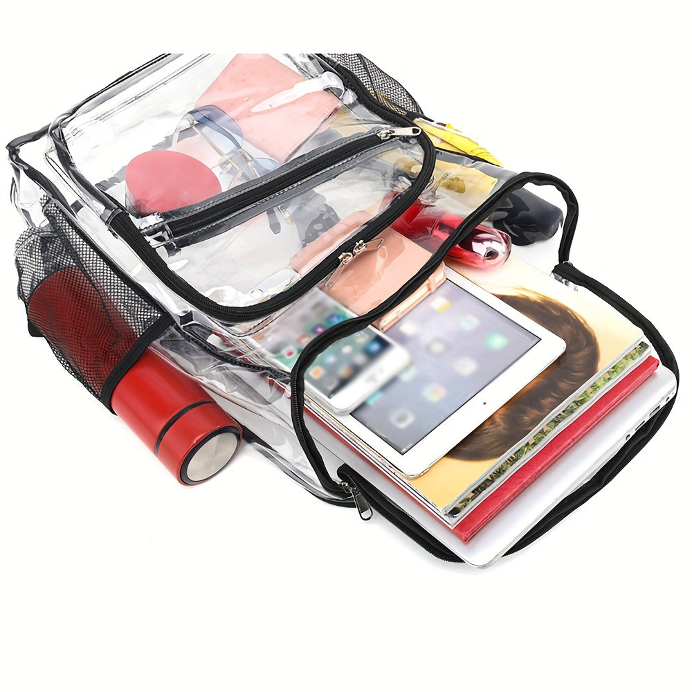 Clear Waterproof Sports Backpack Heavy Duty PVC Bag