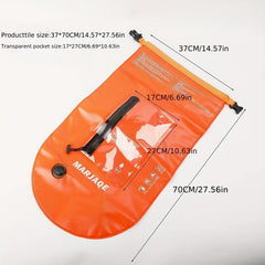 Waterproof Dual Airbags Swimming Float Storage Bag Tight Zipper