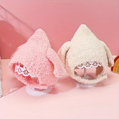 Winter Rabbit Ear Baby Hat Plush Knitted