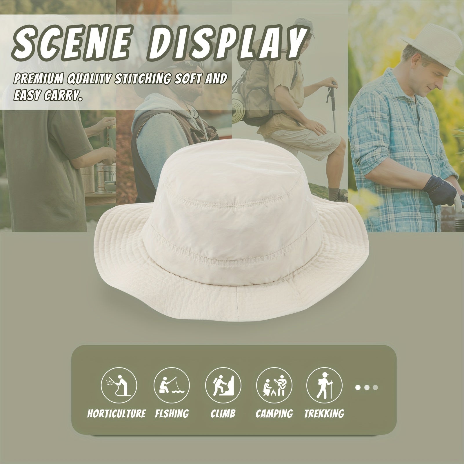 Quick Drying Lightweight Bucket Hat Mesh Sun Hats