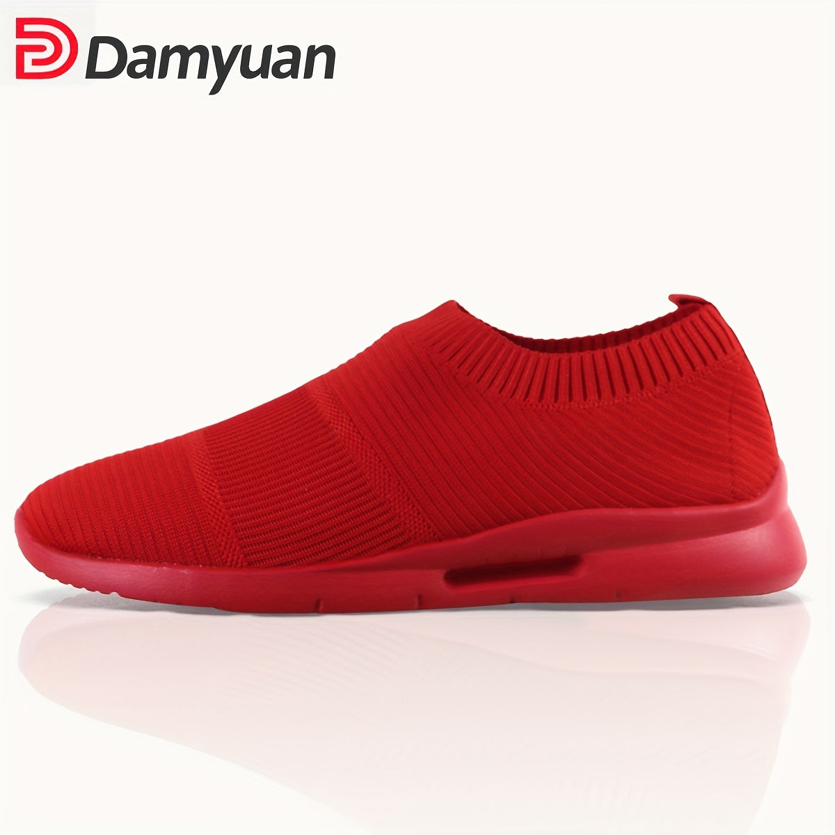 Women's Knitted Sock Sneakers Slip On Low Top Walking Shoes