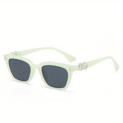 Men's Small Square Frame Sunglasses UV400 Protection Sun Glasses