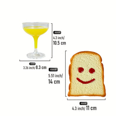 Juice Cup Bread Set Pretend Play Kitchen Props
