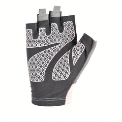 Breathable Fingerless Fitness Gloves for Non Slip Grip and Sun Protection