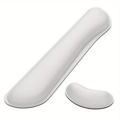 Cleanable PU Leather Keyboard Wrist Rest Pad Memory Foam Support