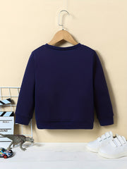 Dino Pattern Kid's Sweatshirt I HAVE THE POWER Top
