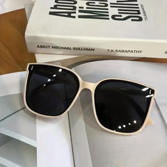 Square Rivet Decor Sunglasses Anti Glare UV400