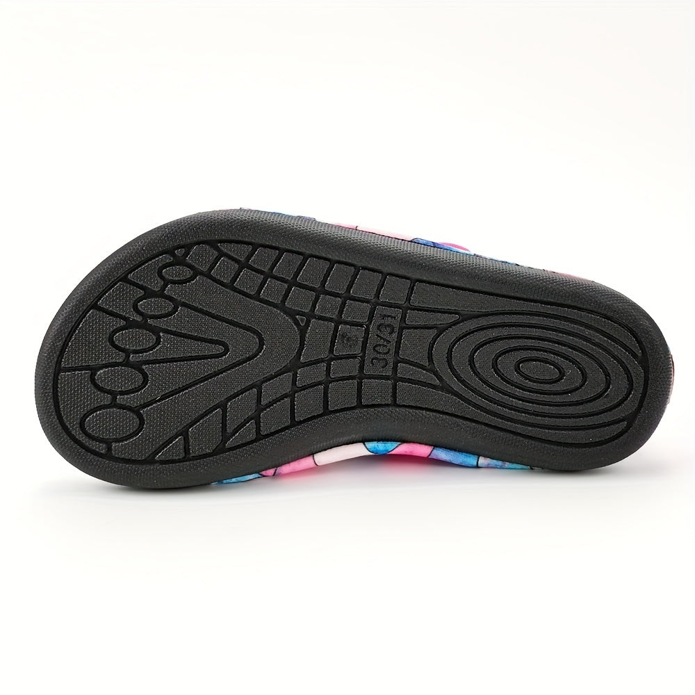 Girls' Fish Scale Water Shoes, Quick Dry & Non Slip for Summer Outdoor