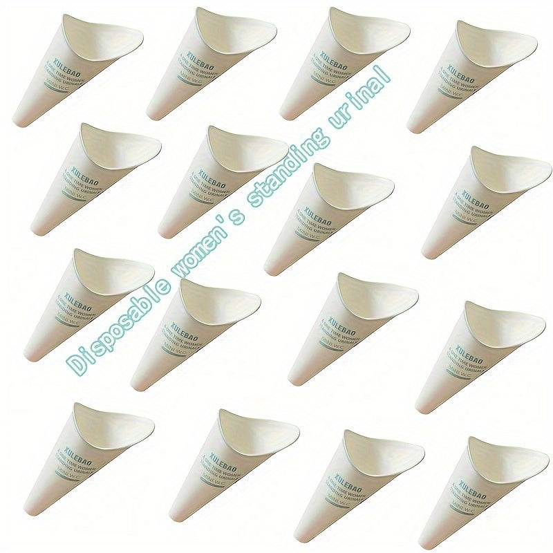 12pcs Disposable Female Standing Urinal Outdoor Travel Portable Funnel