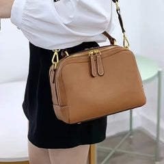 Vintage Leather Women's Handbag Convertible Shoulder Bag