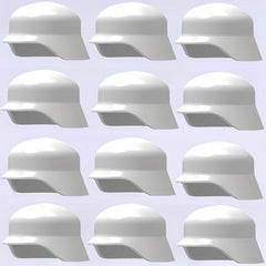 12pcs Mini Building Block Character Warrior Helmets DIY Dressing Toys