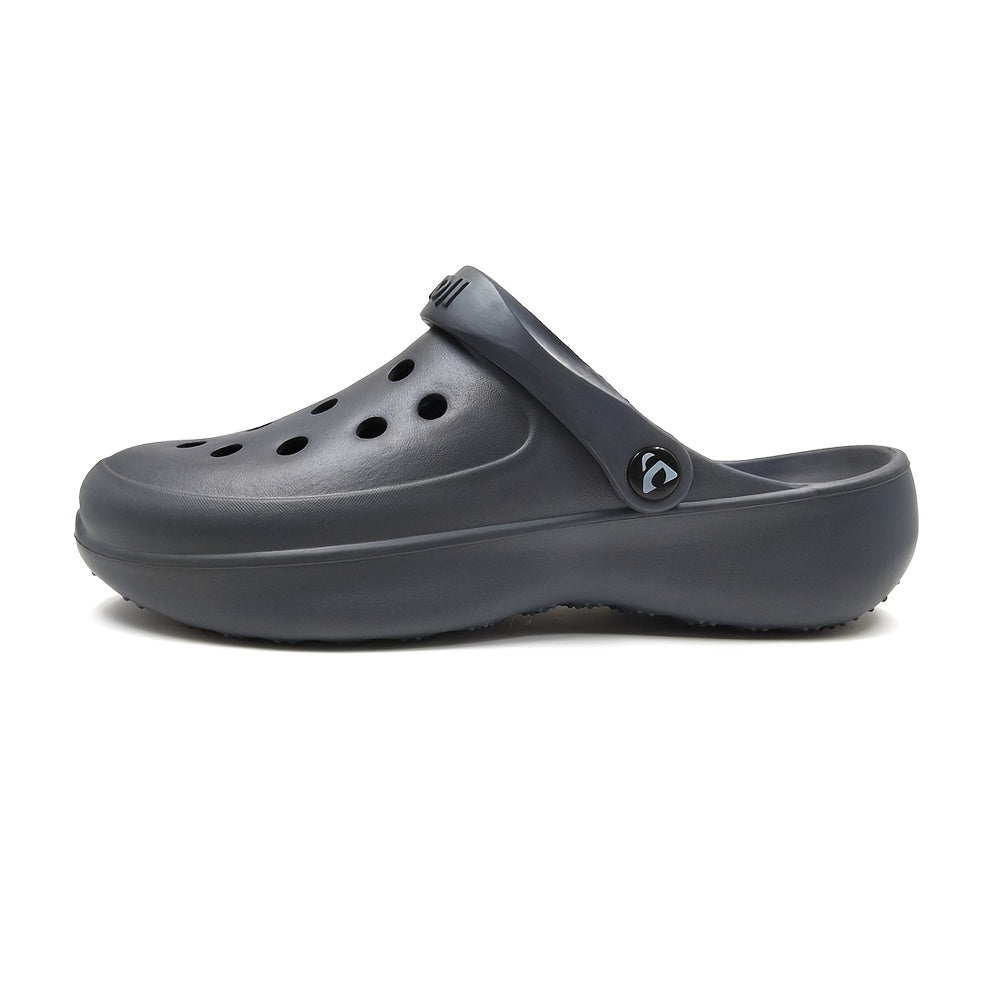 Men's Non Slip Clogs Garden Shoes Athletic Sandals Grey