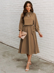 Summer High Waist Slim Maxi Dress