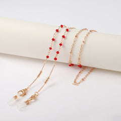 Beaded Glasses Anti Slip Mask Chain Strap Lanyard
