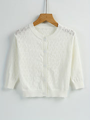 Baby's Knitted Cardigan Sun Protection Coat