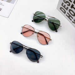Kids Metal Frame UV Protection Pilot Sunglasses