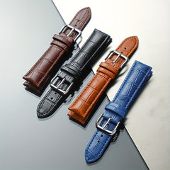 Vintage Leather Watch Band 20mm 22mm Brown