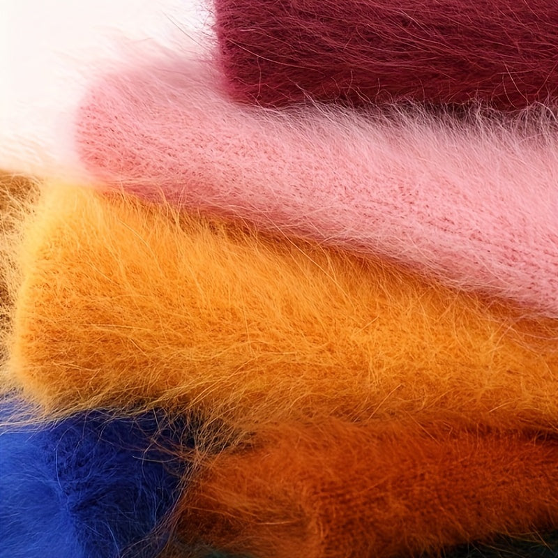70g Medium Thick Mink Yarn for Knitting Crocheting Sweater and Scarf