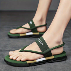Men's Lightweight Non Slip Sandals Quick Drying Comfy Slides Beach Shoes