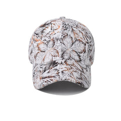 Leaf Print Baseball Cap Hip Hop Hat Sun Hats