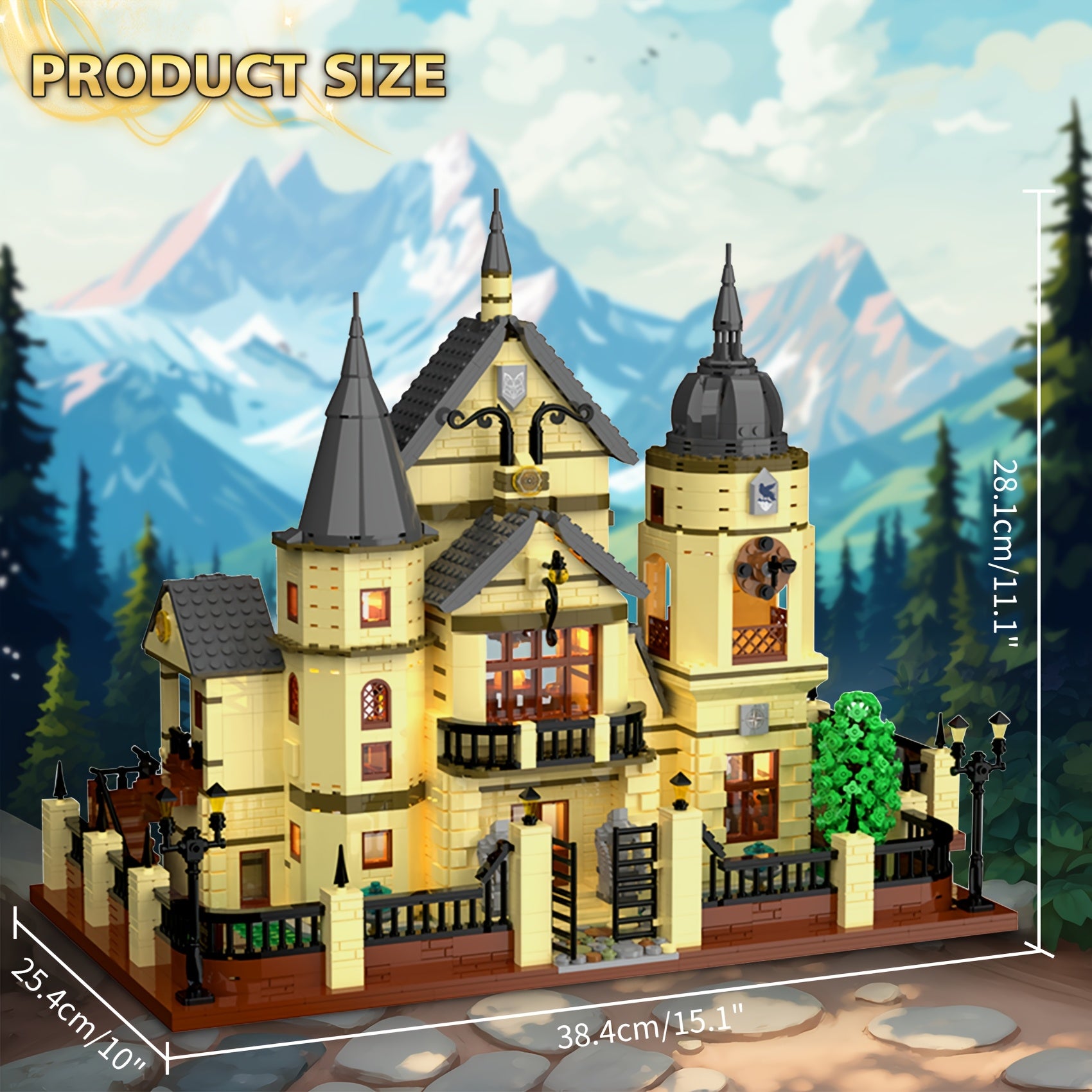 Magic Castle Building Blocks - Great Hall and Hightower Set