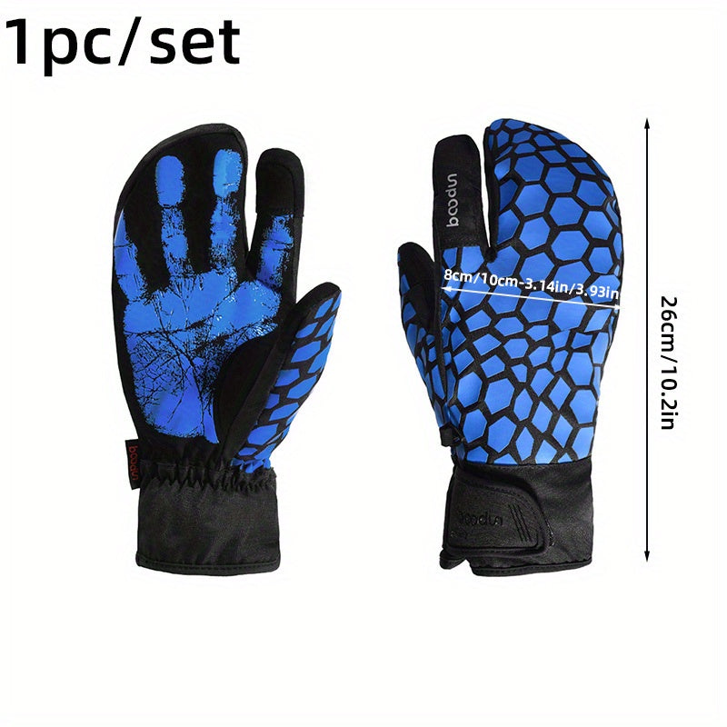 Winter Ski Gloves Waterproof Touch Screen Cracking Series Ski Gloves