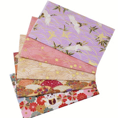 5pcs Japanese Cotton Fabric Bundle Patchwork Sewing Dolls Bags