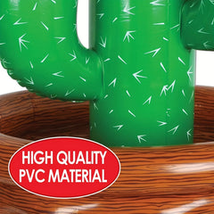 Inflatable Cactus Cooler - Keep Your Drinks Cold at Pool Party