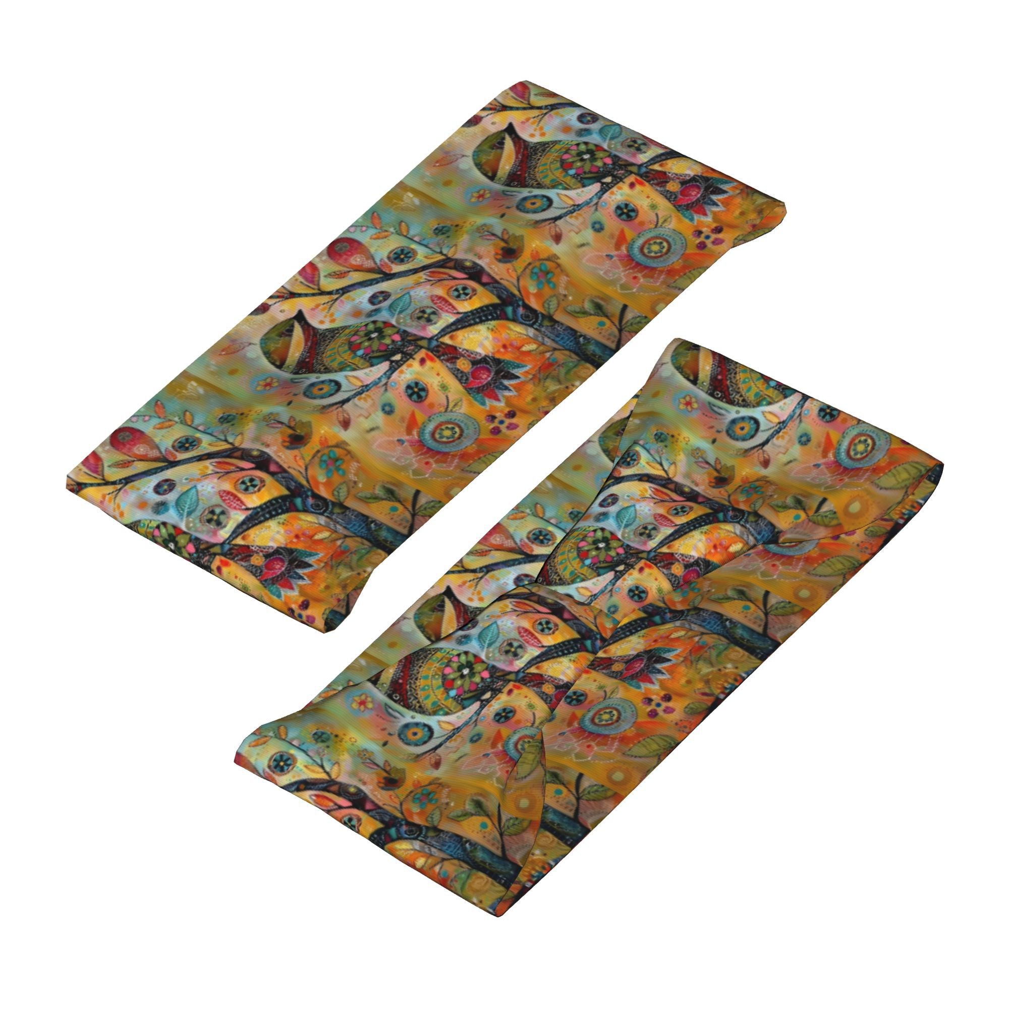 Tree of Life Sports Headband Vibrant Colorful Sweat Wicking Breathable Polyester