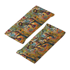 Tree of Life Sports Headband Vibrant Colorful Sweat Wicking Breathable Polyester