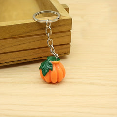 Vegetable Keychain Simulation Carrot Corn Tomato Pumpkin Eggplant Gift