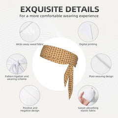 Workout Headband Non Slip Athletic Headband for Gym Running Yoga Beige
