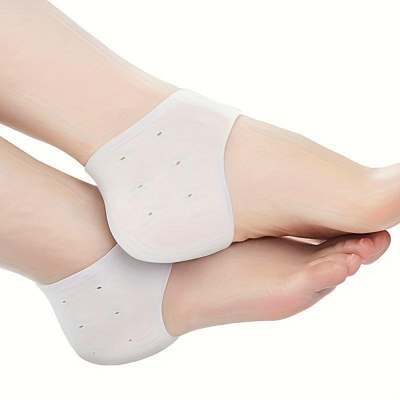 Silicone Heel Protection Cover Crack Prevention Moisturizing Socks
