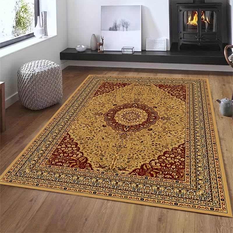 European Style Vintage Area Rug for Living Room Tea Table Sofa