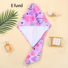 Microfiber Hair Towel Soft Drying Cap Absorbent Quick Dry Hair Wrap Towel