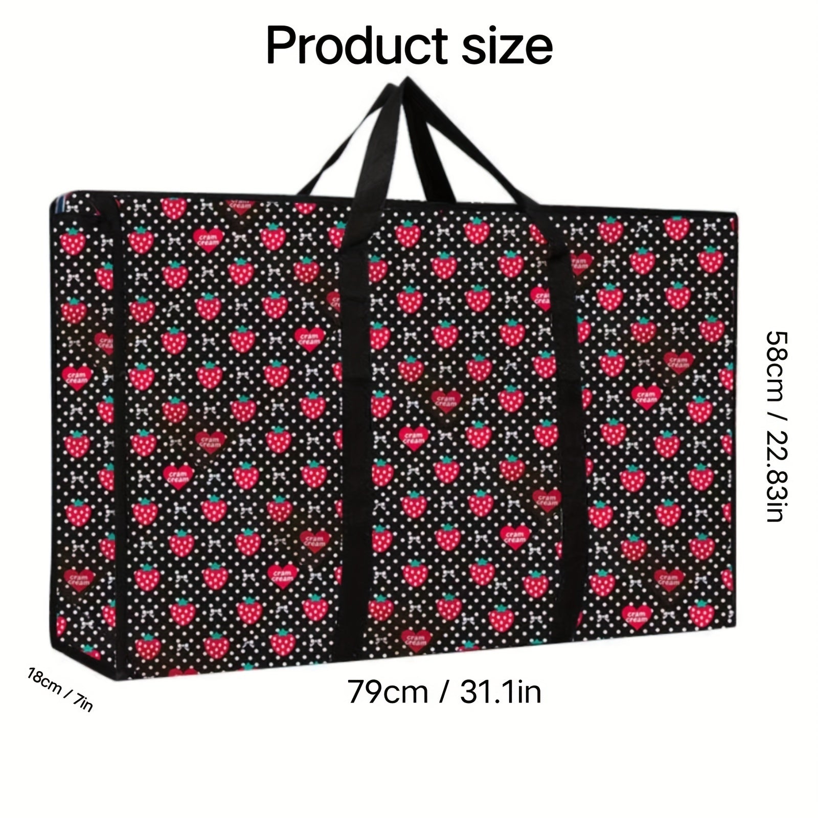 Heavy Duty Moving Bag With Reinforced Handles - Perfect for Storing Clothes