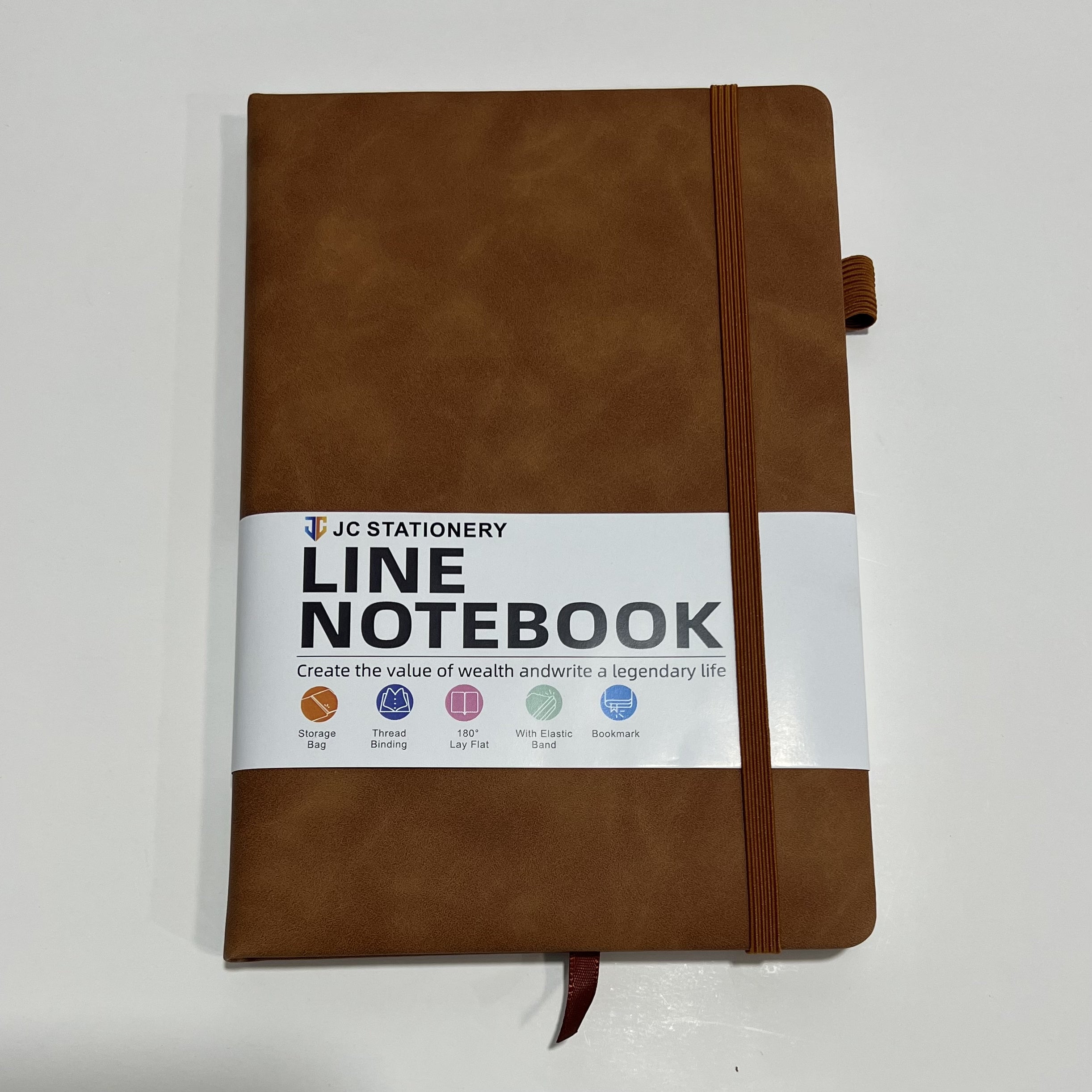 Vintage Leather Notebook Student Journal for Office Business