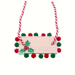 1pc Dollhouse Elf Doll Swing Micro Christmas Scene Props Decoration Accessories