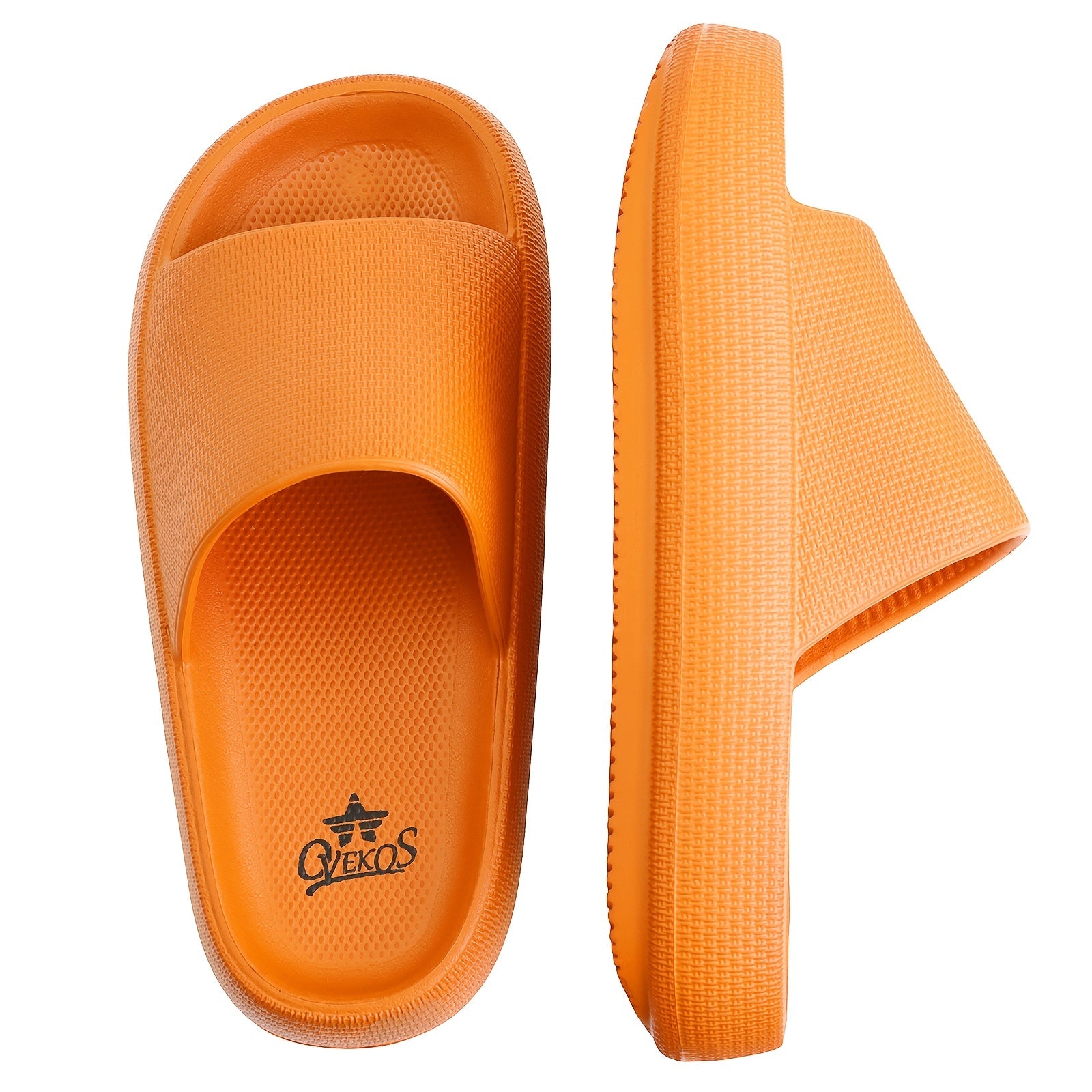Non Slip Quick Drying Slide Slippers For Men Women - Orange
