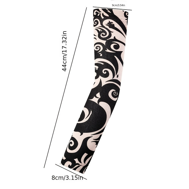 1PC Tattoo Sleeve Cover Temporary Arts Tattoo Sleeves For Men Women