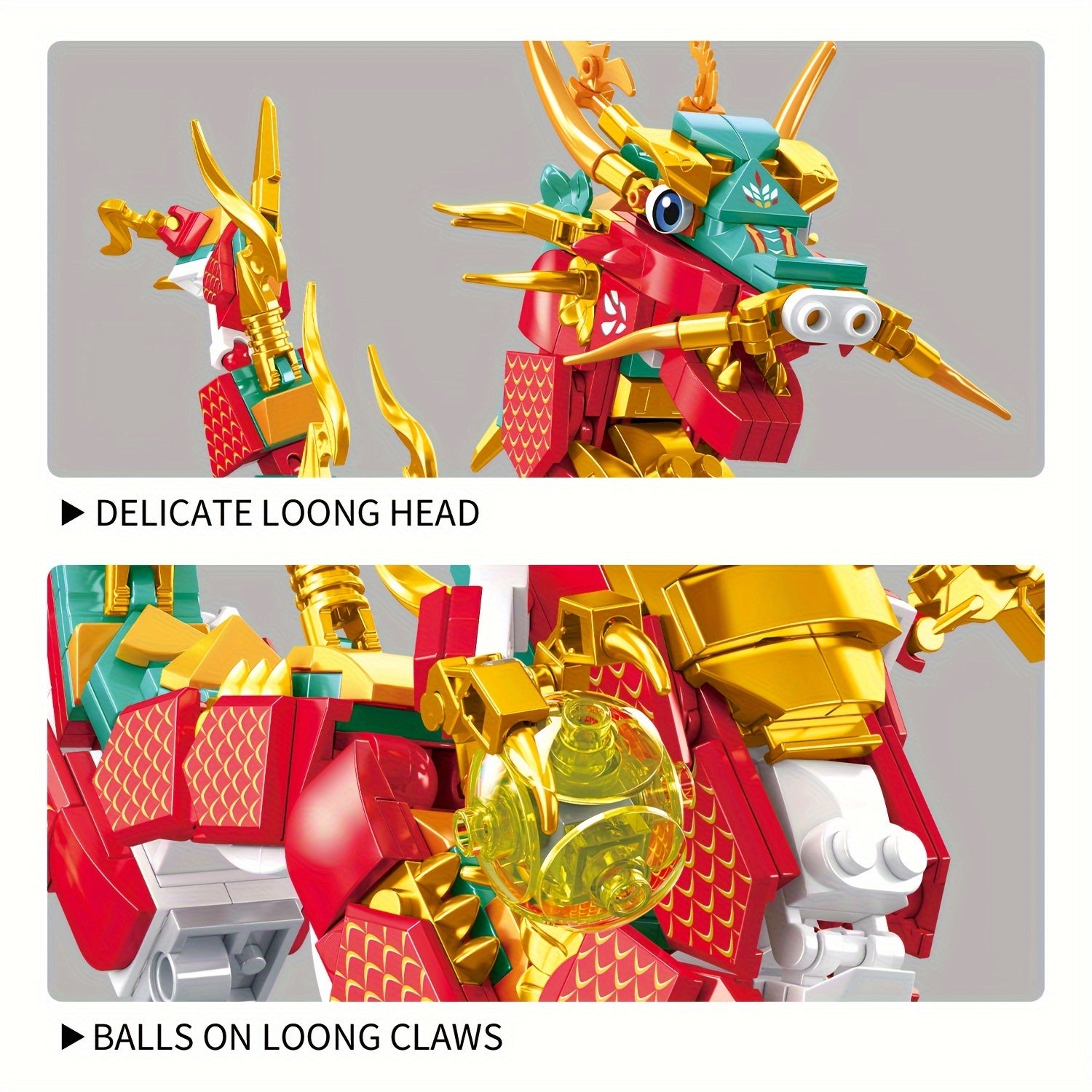 506pcs Kids Dragon Building Set - Educational Blocks