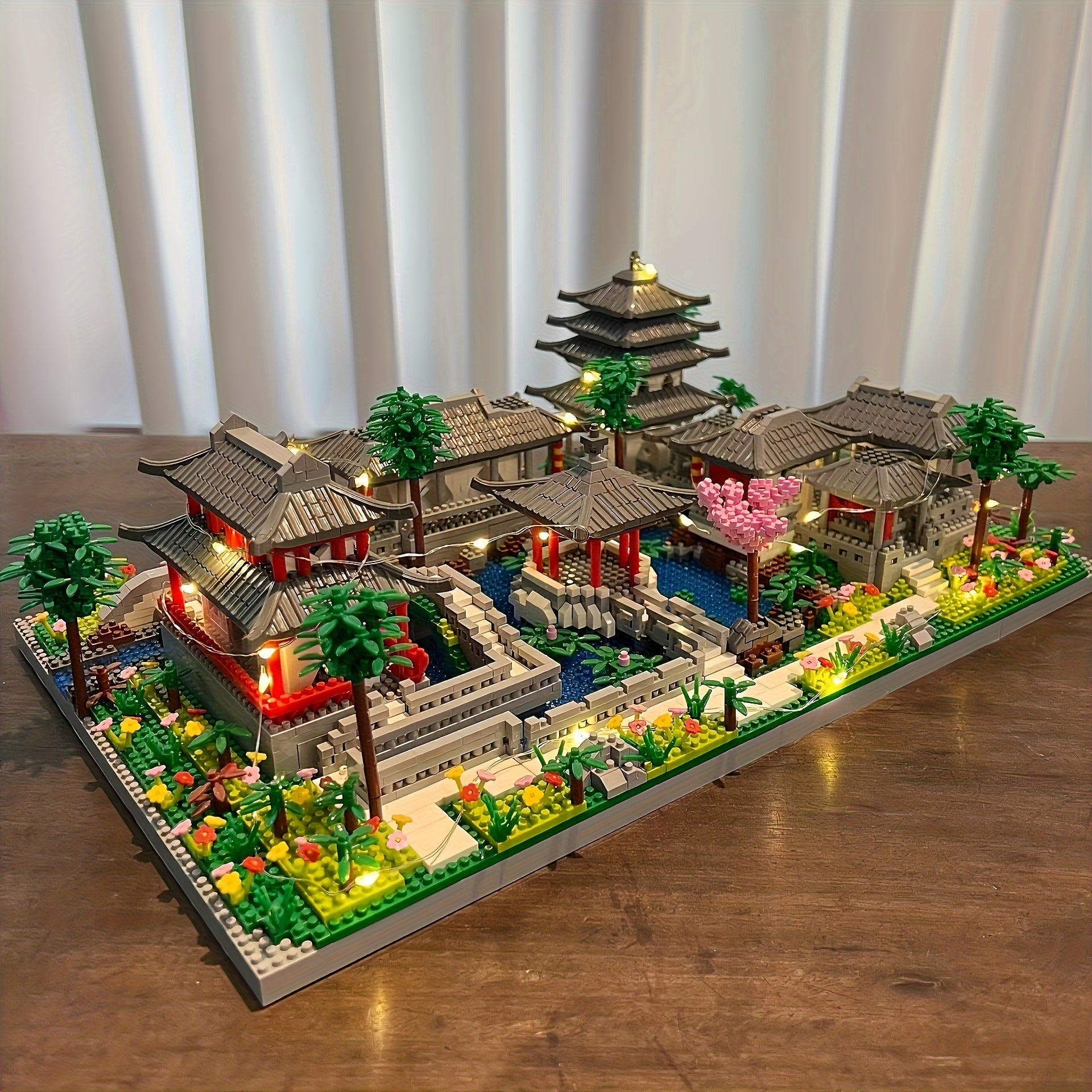 6630pcs Suzhou Garden 3D Building Blocks Set Educational Toy