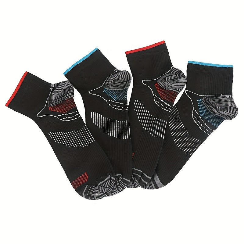 Men's Compression Socks, Breathable Absorbing Sweat Athletic Sport Socks